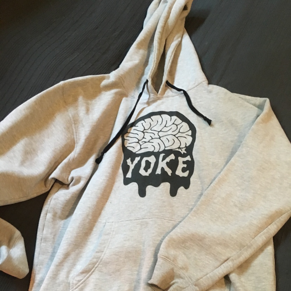 Men's hooded long sleeve sweatshirt